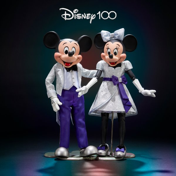 Disney100  限量米奇和米妮玩偶