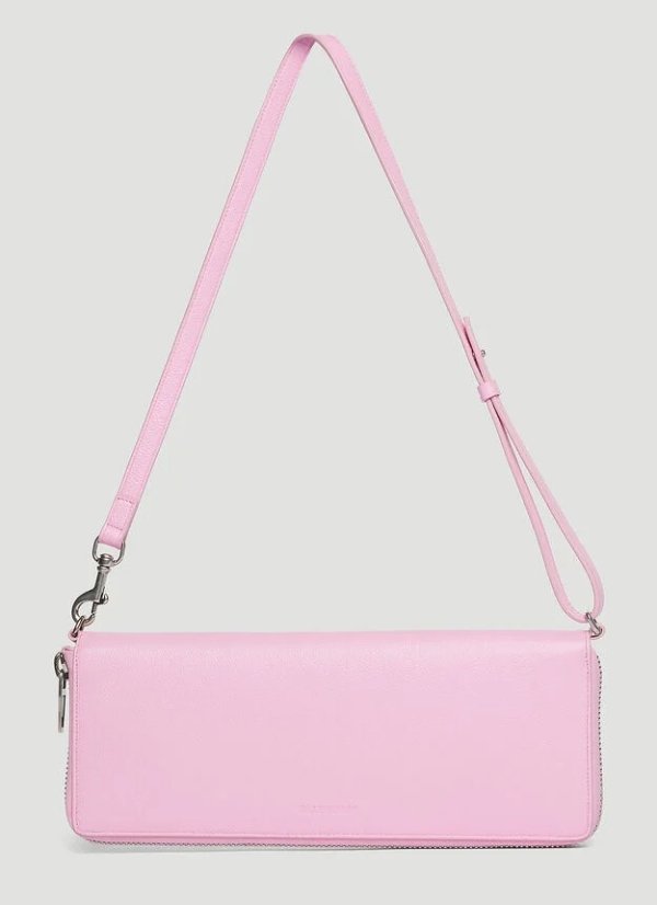 Leash Clutch Bag in Pink