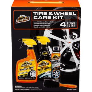 Armor All 4 Pieces Wheel and Tire Care Gift Set Bundle
