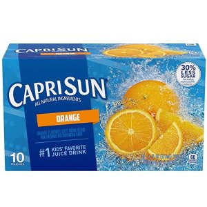 Capri Sun 综合口味果汁饮料 40袋装，每袋仅50卡
