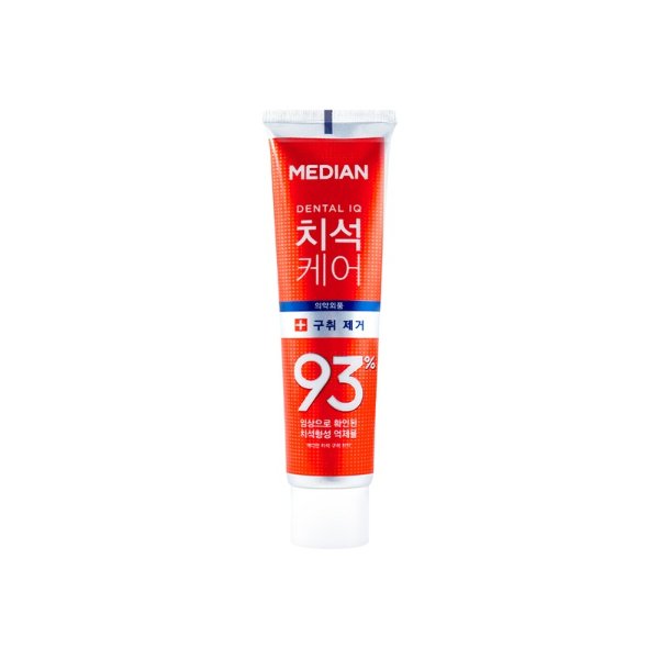 韩国爱茉莉麦迪安93 成人牙膏 93% 強效淨白亮白牙膏 120g 红色强劲薄荷 深层清洁 