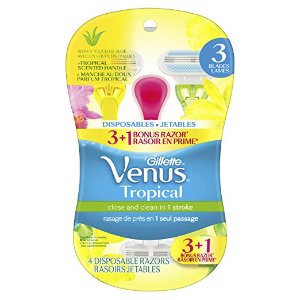 Gillette Venus Tropical Disposable Women's Razor 3 Count