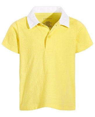 Baby Boys Contrast Collar Polo Shirt, Created for Macy's