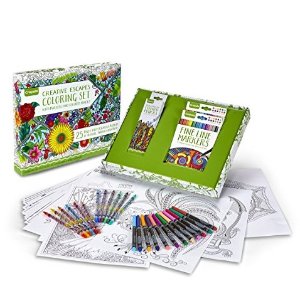 Crayola Adult Coloring Book & Marker Art Activity Set