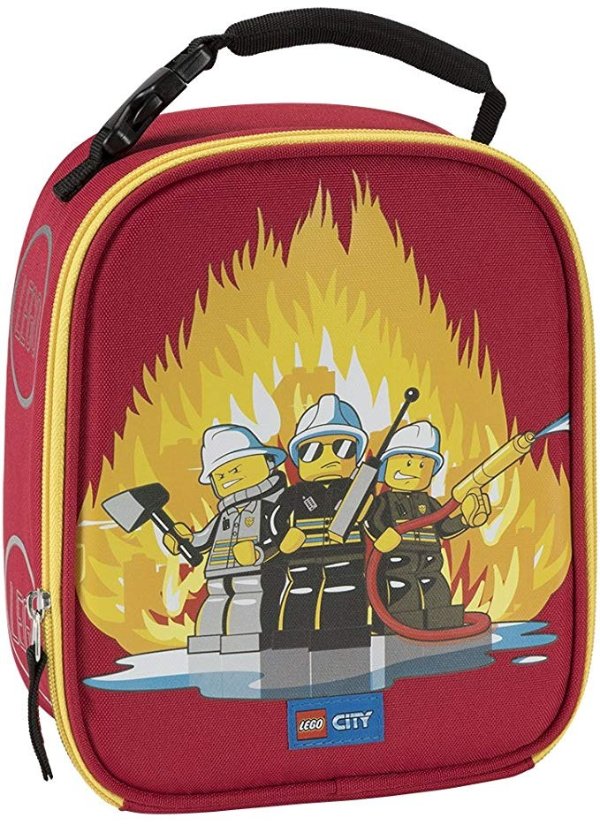 Unisex City Fire Lunch Bag