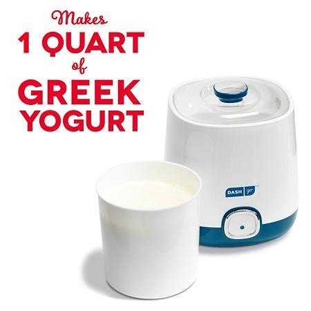 Greek Yogurt Maker Machine with LCD Display + 2 BPA-Free Storage Containers with Lids, Blue - Sam's Club
