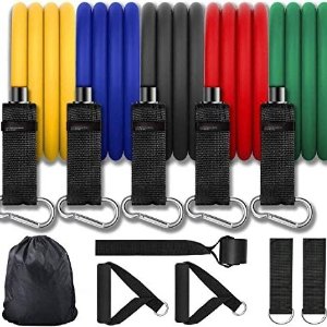Amazon 11 Pack Exercise Resistance Bands with Handles