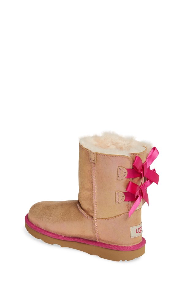 Bailey Bow Genuine Shearling Shimmer Boot