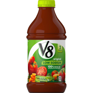 V8 低钠原味蔬菜汁 46oz. 6瓶