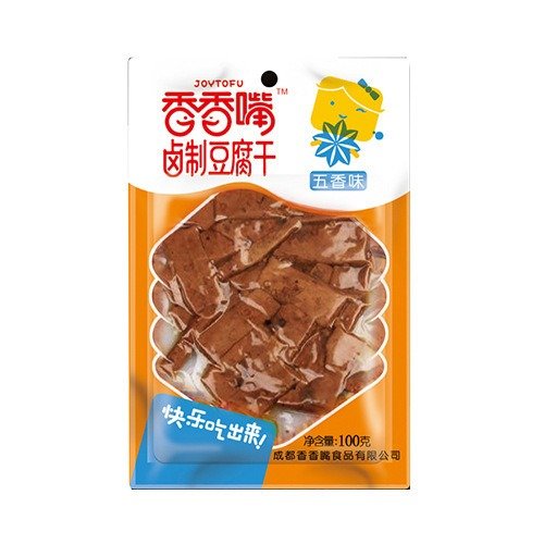 Yamibuy- 香香嘴 卤制豆腐干 五香味 100g 四川特色零食