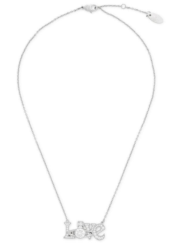 VIVIENNE WESTWOOD New Season Roderica crystal-embellished necklace