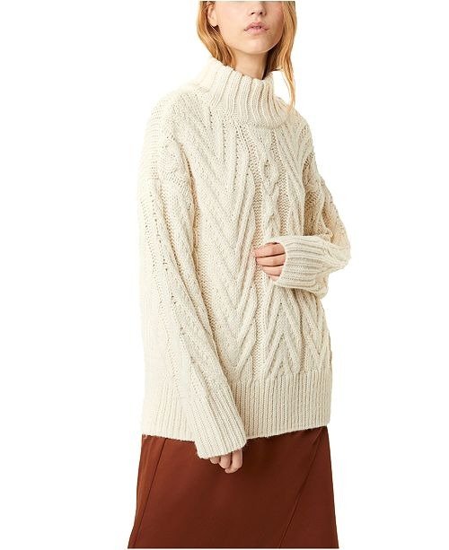 Nissa Chunky Cable-Knit Sweater