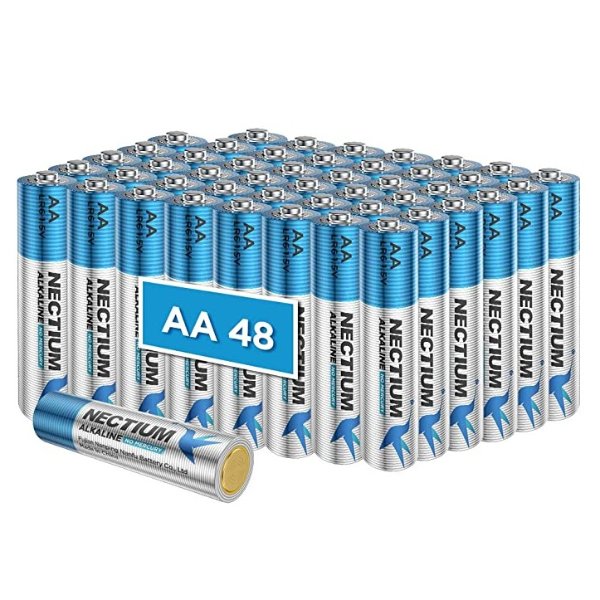 NECTIUM 高性能AA碱性电池 48颗