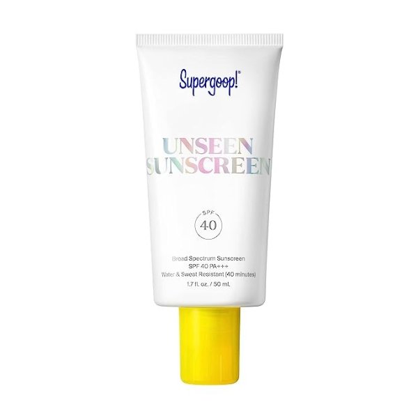 Unseen Sunscreen - SPF 40-1.7 fl oz - Invisible, Broad Spectrum Face Sunscreen - Weightless, Scentless, and Oil Free - For All Skin Types and Skin Tones