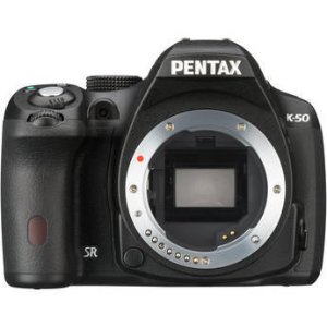 Pentax K-50 DSLR Camera +  AF-200FG Flash + 32GB SD Card