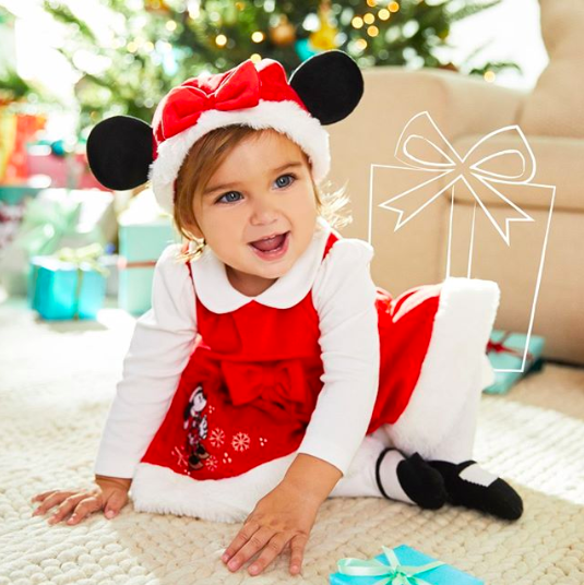 Minnie Mouse Holiday Dress and Hat for Baby | shopDisney