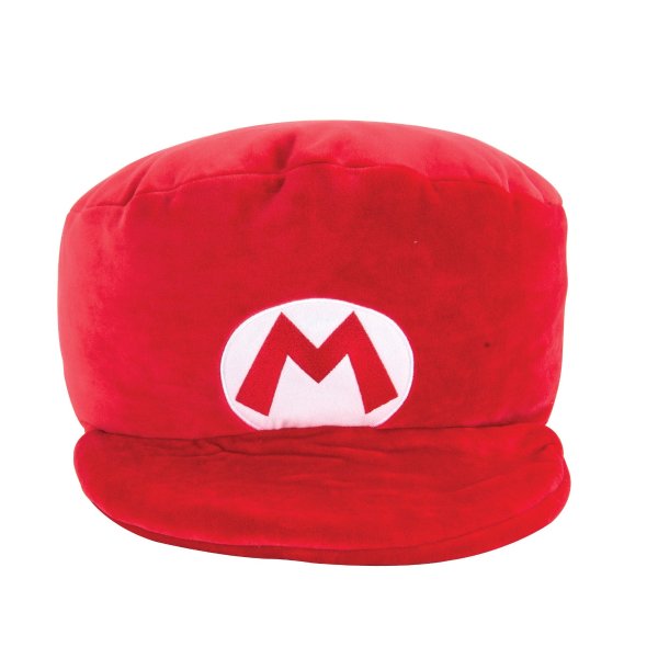 Club Mocchi Mocchi Plush, 12" Nintendo Super Mario Red Mario Hat Plush Stuffed Toy