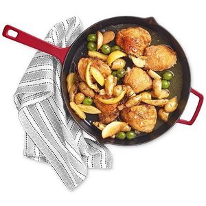 Martha Stewart Collection 12" Enameled Cast Iron Fry Pan