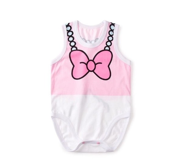 Summer Baby Bodysuit – Pink Minnie