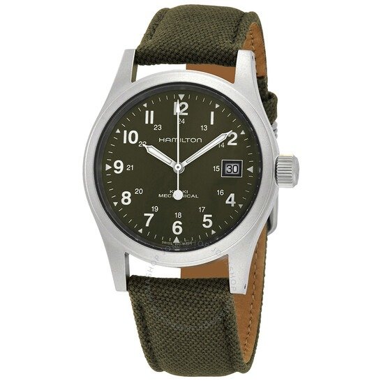 Khaki Field Mechanical Green Dial Men's Watch H69439363