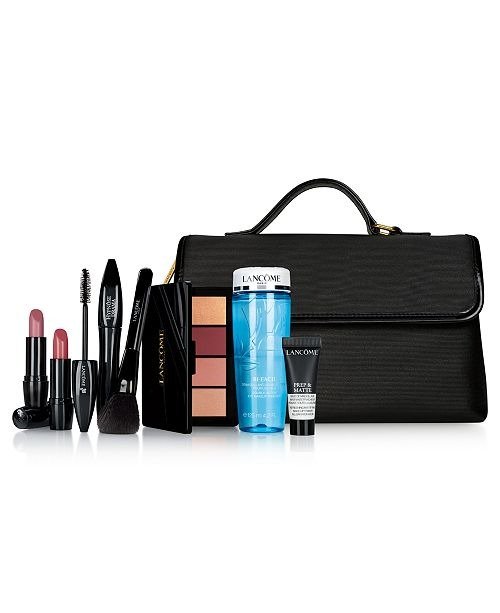 6 Full-Size Best Sellers + Travel-Size Primer, Only $45 with any Lancome Purchase (a $219 Value) Natural Bristled Blush Brush Prep & Matte Primer Bi-Facil Double Action Eye Makeup Remover, 4.2 oz Defi
