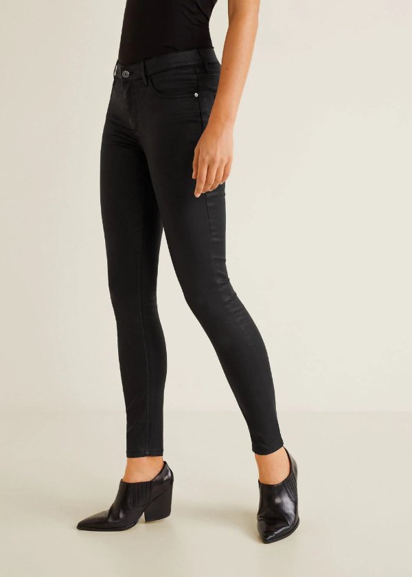 Waxed skinny belle jeans - Women | OUTLET USA