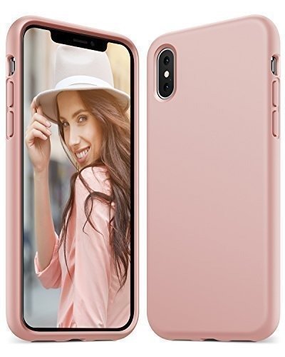 iPhone X 粉色硅胶壳