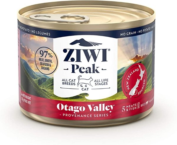 ZIWI Peak Provenance Canned Wet Cat Food – All Natural, High Protein, Grain Free with Superfoods