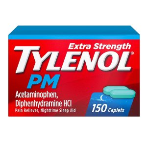 Tylenol PM Extra Strength Nighttime Pain Reliever & Sleep Aid Caplets