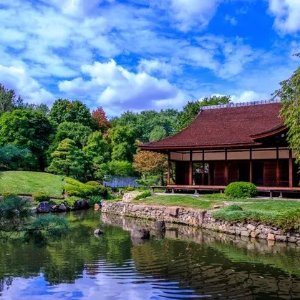 费城松风庄日本园林，参观精致日式小房和室外花园，周末好去处