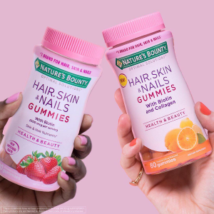 Nature’s Bounty 精选保健品促销 收发肤甲草莓味软糖