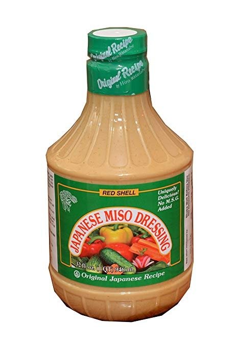 Red Shell Japanese Miso Dressing, 32fl.oz (Pack of 1)