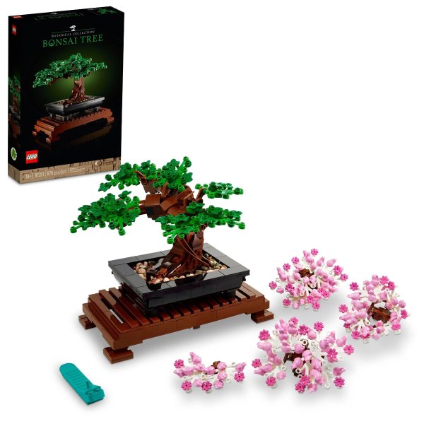 Bonsai Tree 10281 Building Toy With a Beautiful Display Piece to Enjoy (878 Pieces)