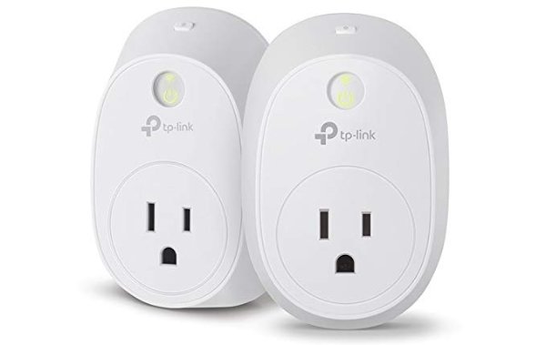 Kasa Smart WiFi Plug w/ Energy Monitoring by TP-Link – No Hub Required, Works w/ Alexa & Google (HS110KIT)