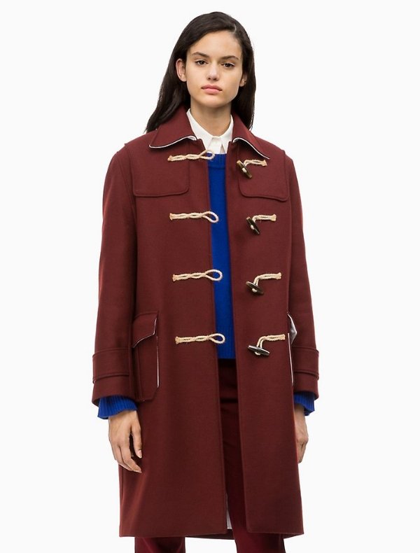 Structured Wool Duffle Coat