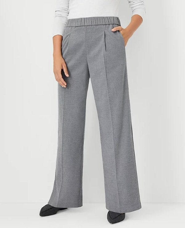 The Pull On Wide Leg Pant | Ann Taylor