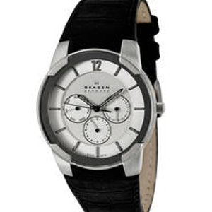 Skagen Leather Men's Quartz Watch 856XLSLC