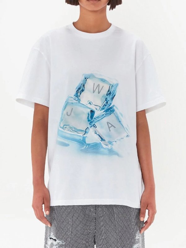 ice cube-print T-shirt
