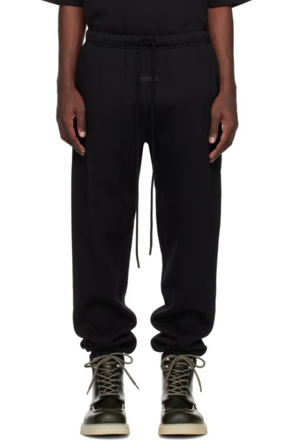 Black Drawstring Sweatpants