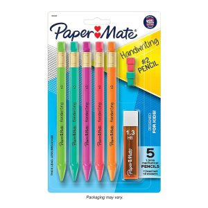 Paper Mate 1.3mm自动铅笔, 橡皮套装