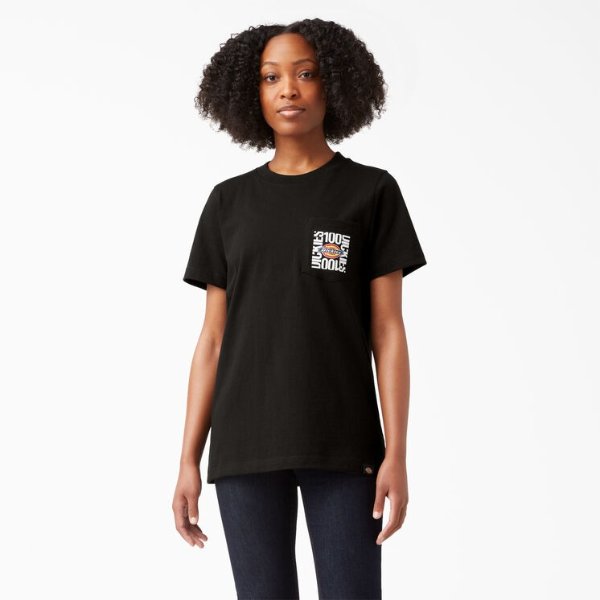 Women's 100 Year Graphic T-Shirt - Dickies US, Black