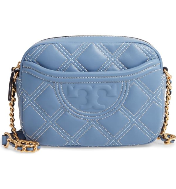 Fleming Quilted Leather Crossbody Bag