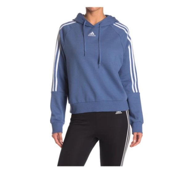 3-Stripes Hooded Pullover