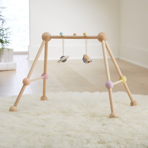 Plan Toys Wooden Baby Play Gym + Reviews | Crate & Kids