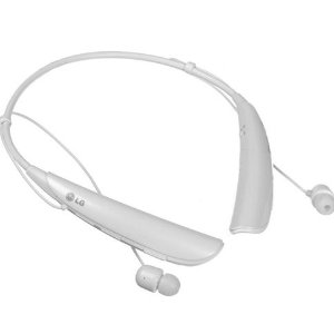 LG HBS750蓝牙立体声耳机, 白色/黑色