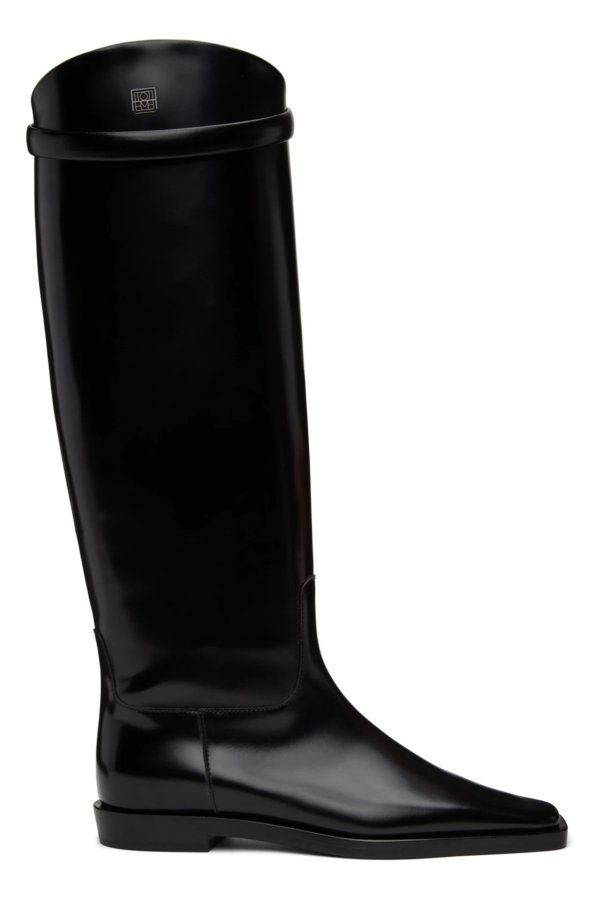 Black 'The Riding' Tall Boots