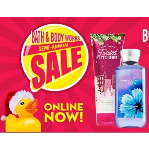 Bath & Body Works Semi-Annual Sale, From $3