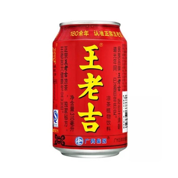 Canned 310ML Wang Laoji Herbal Tea Plant Beverage
