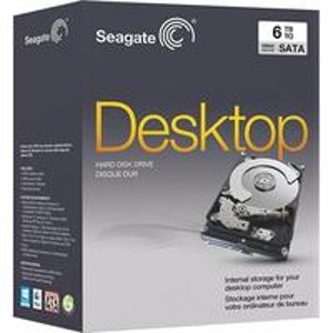 Seagate - 6TB Internal SATA Hard Drive for Desktops(STBD6000100)