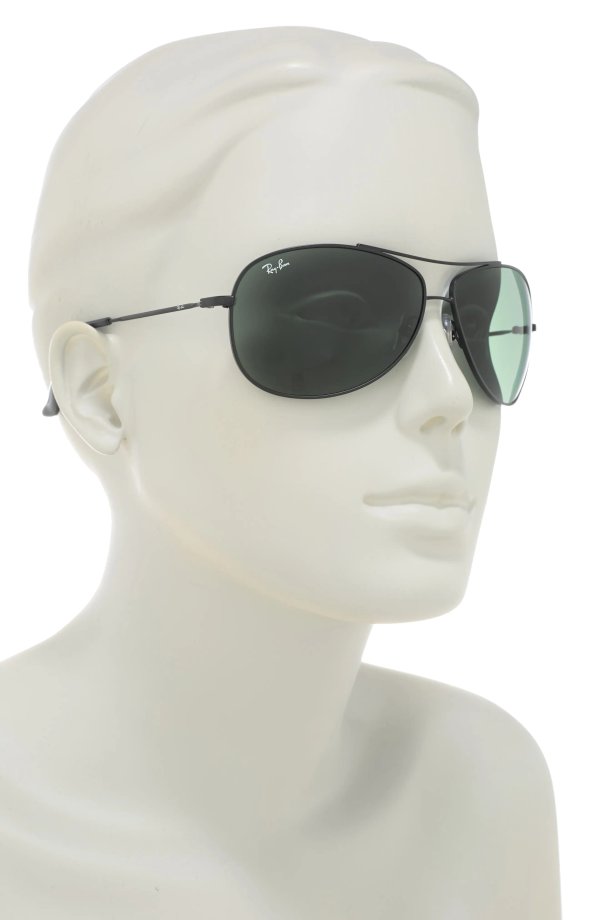 63mm Aviator Sunglasses